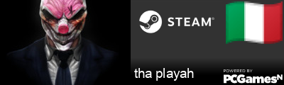tha playah Steam Signature