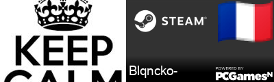 Blqncko- Steam Signature