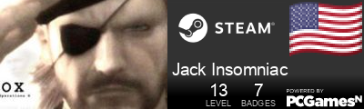 Jack Insomniac Steam Signature