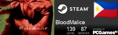 BloodMalice Steam Signature