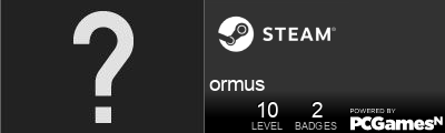 ormus Steam Signature