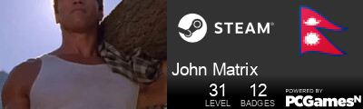 John Matrix Steam Signature