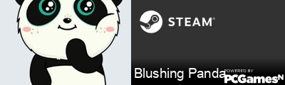 Blushing Panda Steam Signature
