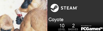 Coyote Steam Signature