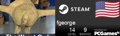 fgeorge Steam Signature