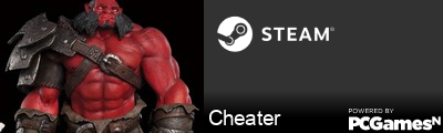 Cheater Steam Signature