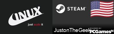 JustonTheGeek Steam Signature