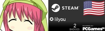 ✪ lilyou Steam Signature