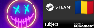 subject_ Steam Signature