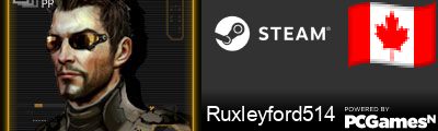 Ruxleyford514 Steam Signature