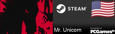 Mr. Unicorn Steam Signature