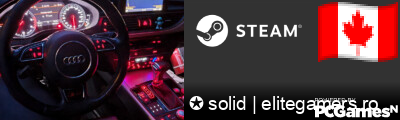 ✪ solid | elitegamers.ro Steam Signature