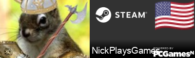 NickPlaysGames Steam Signature