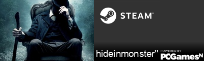 hideinmonster'' Steam Signature