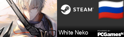 White Neko Steam Signature