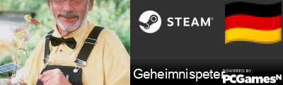 Geheimnispeter Steam Signature