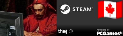 thej ☺ Steam Signature