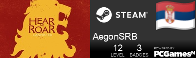 AegonSRB Steam Signature