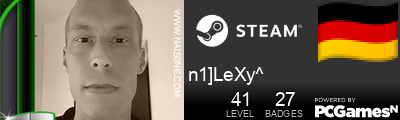 Steam Profile badge for n1]LeXy^: Get your our own Steam Signature at SteamIDFinder.com