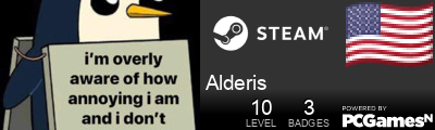 Alderis Steam Signature