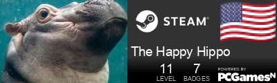 The Happy Hippo Steam Signature