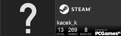 kacek_k Steam Signature