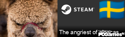 The angriest of alpacas Steam Signature