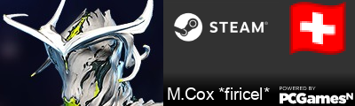 M.Cox *firicel* Steam Signature