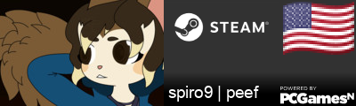 spiro9 | peef Steam Signature
