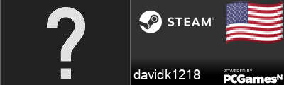 davidk1218 Steam Signature