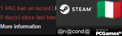 @n@cond@ Steam Signature