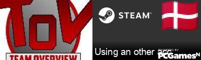 Using an other acc Steam Signature