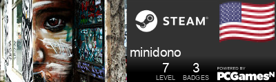 minidono Steam Signature