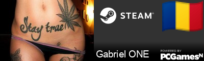 Gabriel ONE Steam Signature