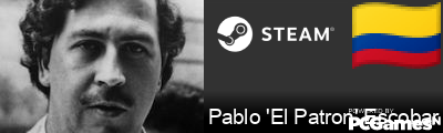 Pablo 'El Patron' Escobar Steam Signature