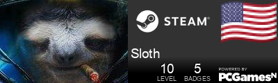 Sloth Steam Signature