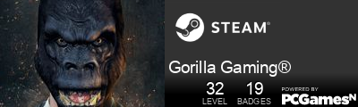 Gorilla Gaming® Steam Signature