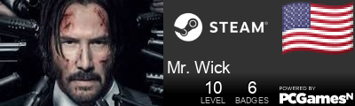 Mr. Wick Steam Signature