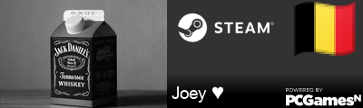 Joey ♥ Steam Signature