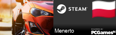 Menerto Steam Signature