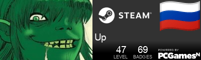 Steam Profile badge for Up: Get your our own Steam Signature at SteamIDFinder.com