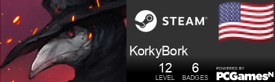 KorkyBork Steam Signature