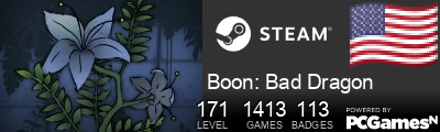 Boon: Bad Dragon Steam Signature