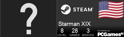 Starman XIX Steam Signature