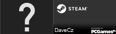 DaveCz Steam Signature
