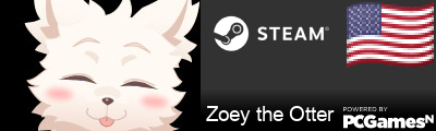 Zoey the Otter Steam Signature