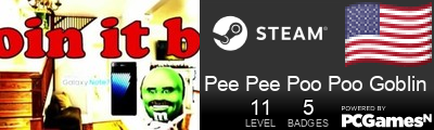 Pee Pee Poo Poo Goblin Steam Signature