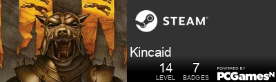 Kincaid Steam Signature
