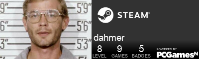 dahmer Steam Signature