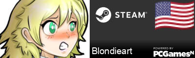 Blondieart Steam Signature